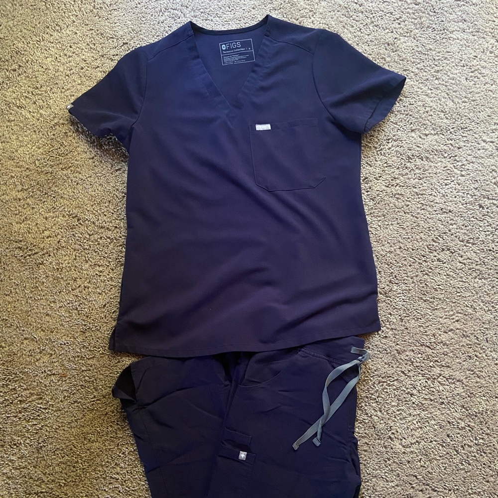 FIGS Catarina/Kade Set Navy Blue Small/Small Petite